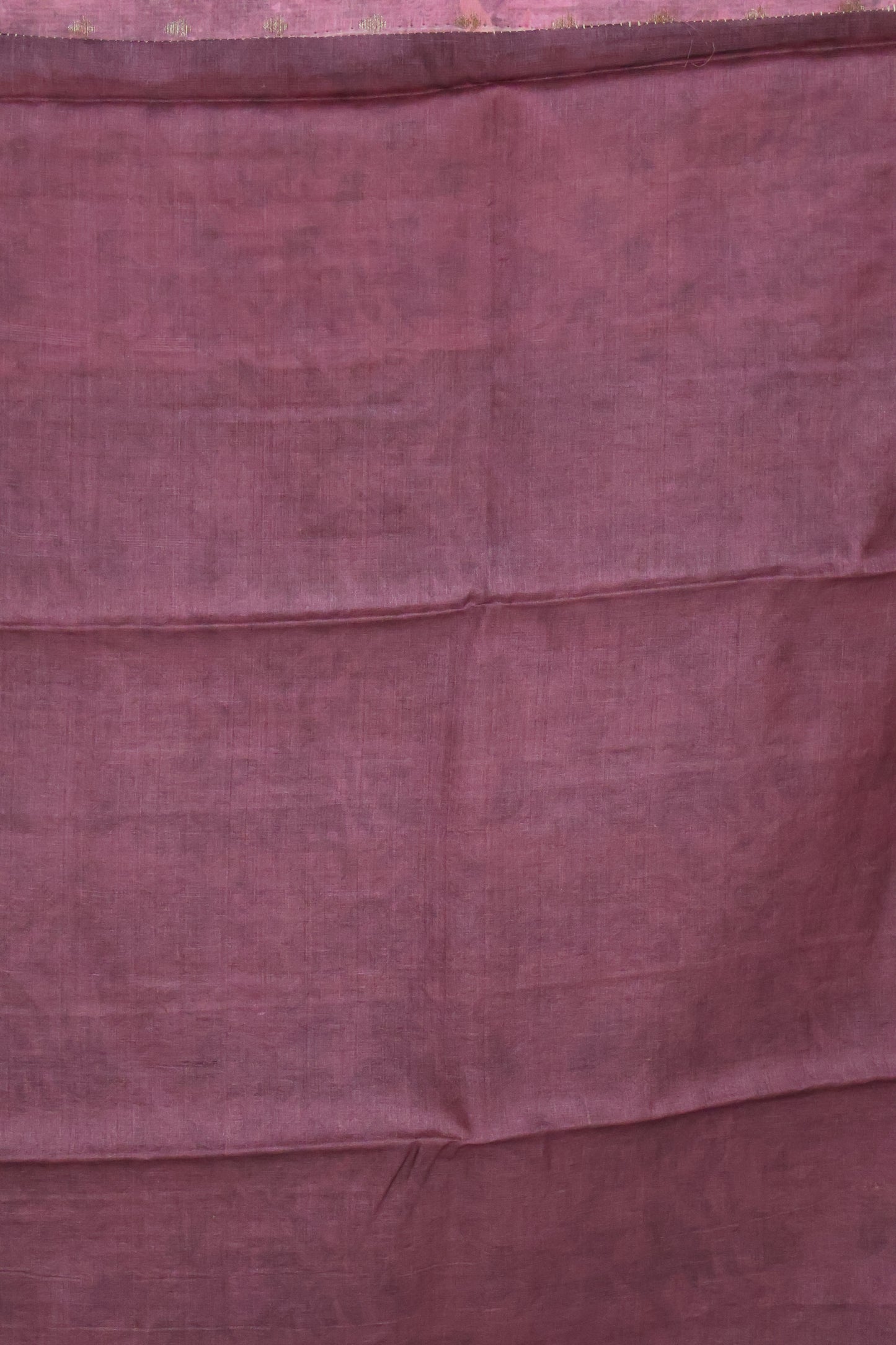 Pure Tussar Saree - Pink Leaf Pattern