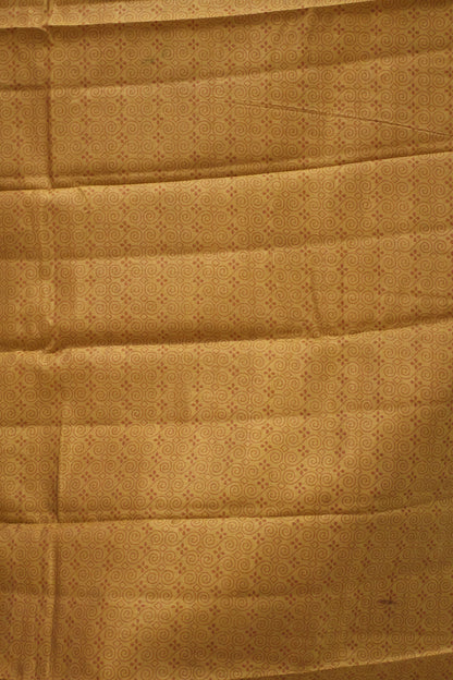 Semi Tussar Saree -Yellow Lamp Bandhini