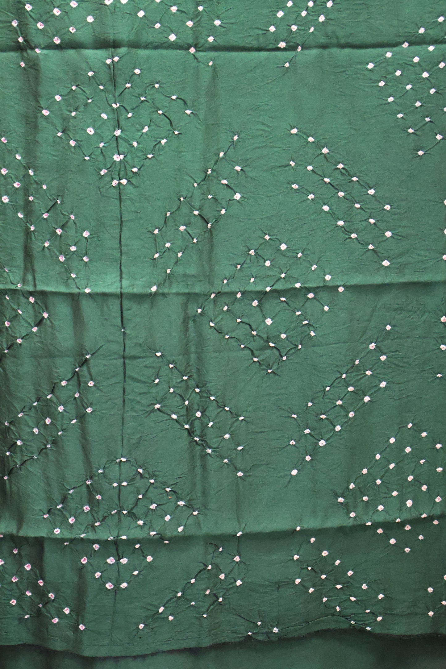 Pure Tussar Saree -Bottle Green Plain Border