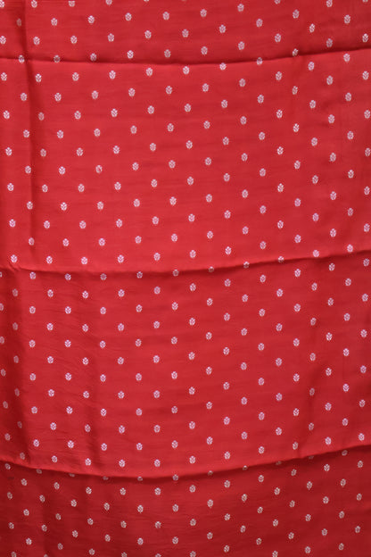 Pure Organza Tussar Saree-Red