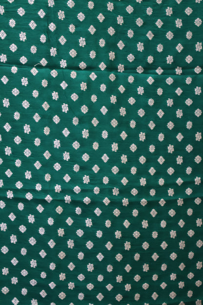 Pure Organza Tussar Saree-Peacock Green