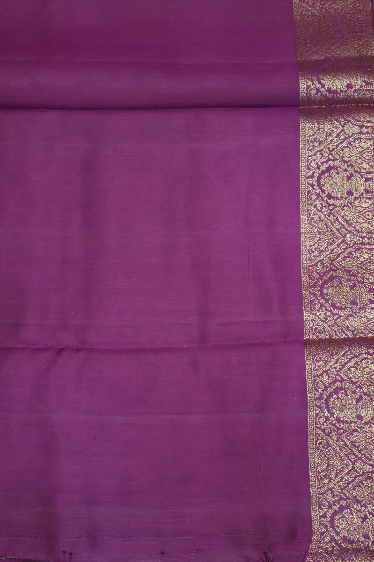 Pure Banarasi Saree Chiniya Silk - Wine Diamond Motif