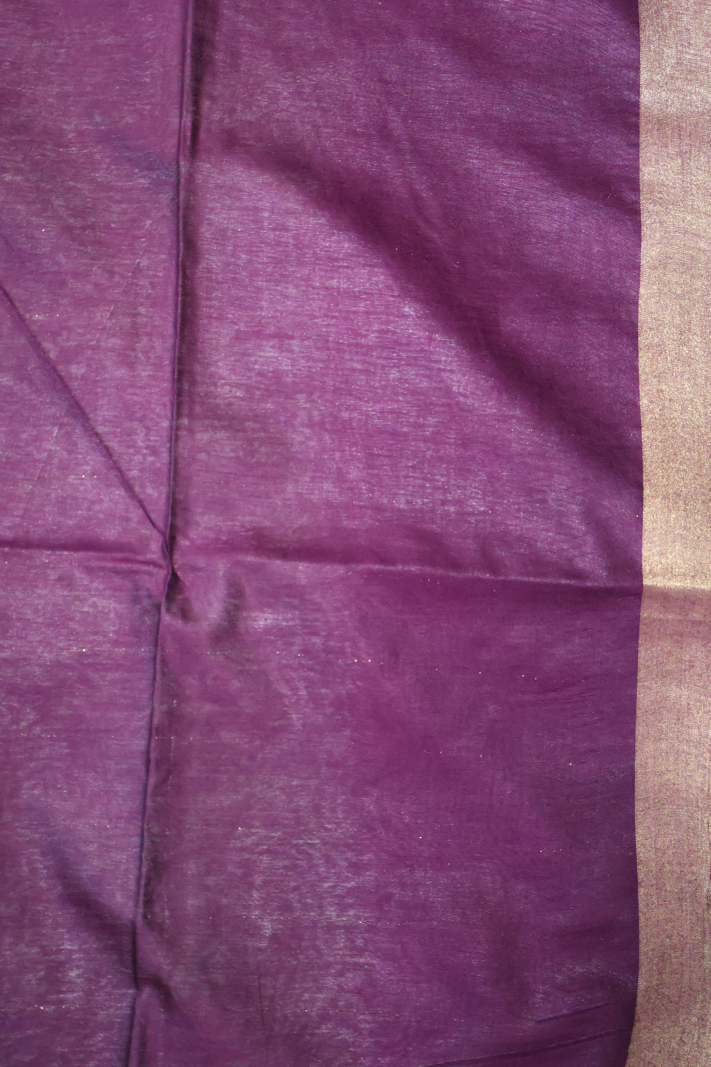 Semi Bhagalpur Tussar Saree-Off White-Wine