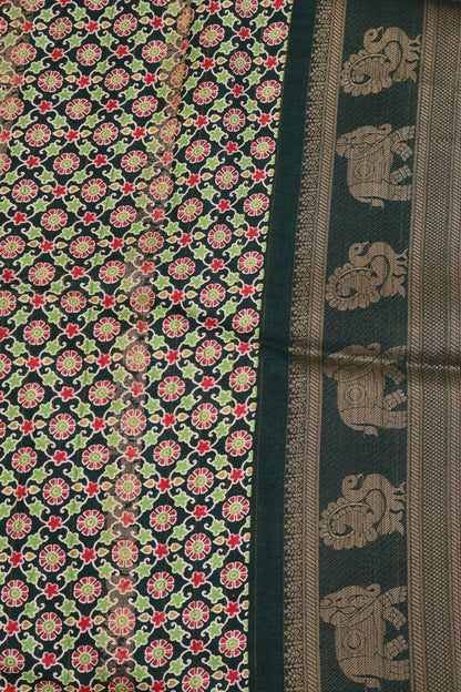 Semi Dola Silk Saree-Red