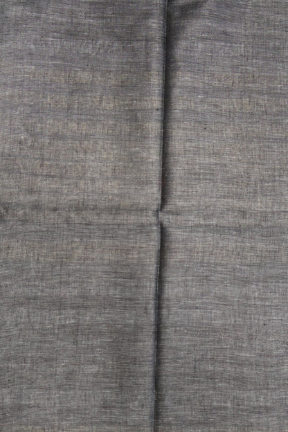 Linen Saree - Line pattern-Beige