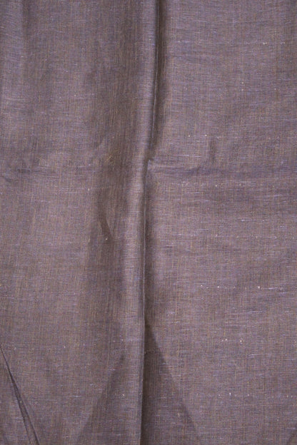 Linen Saree - Chumki Pattern-Blue