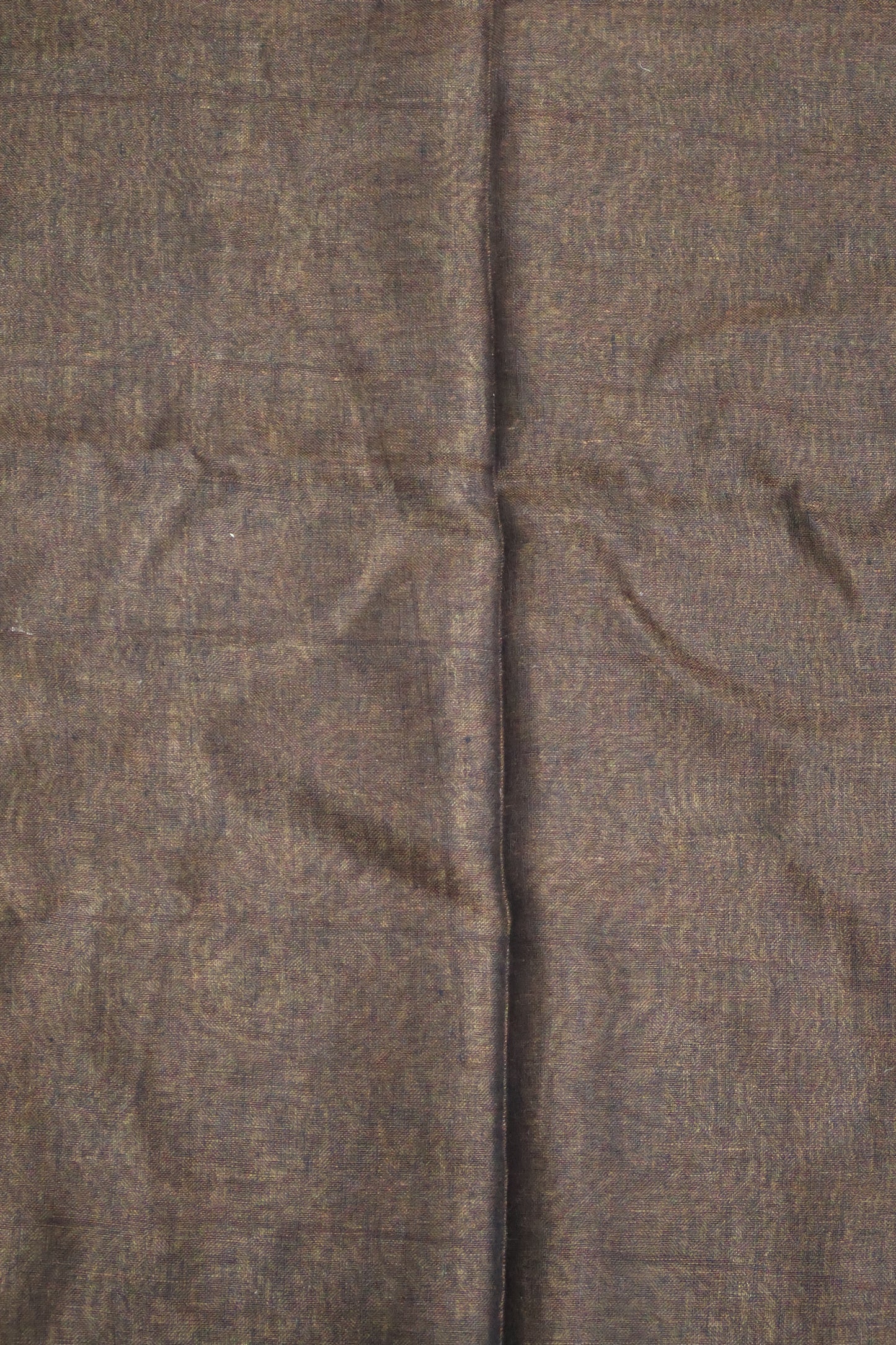 Linen Saree - Chumki Pattern-Mehndi Brown