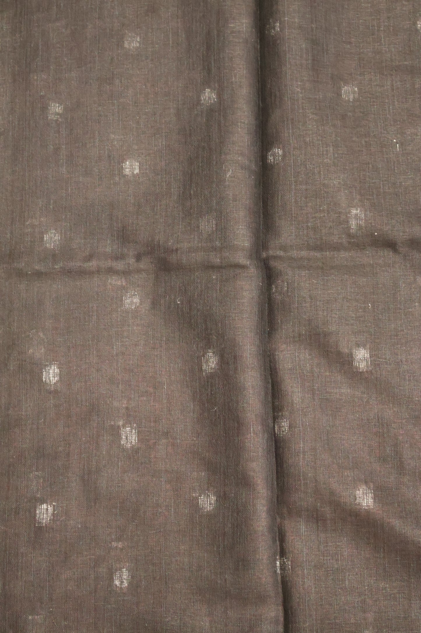 Linen Saree -Round Butta-Arakku