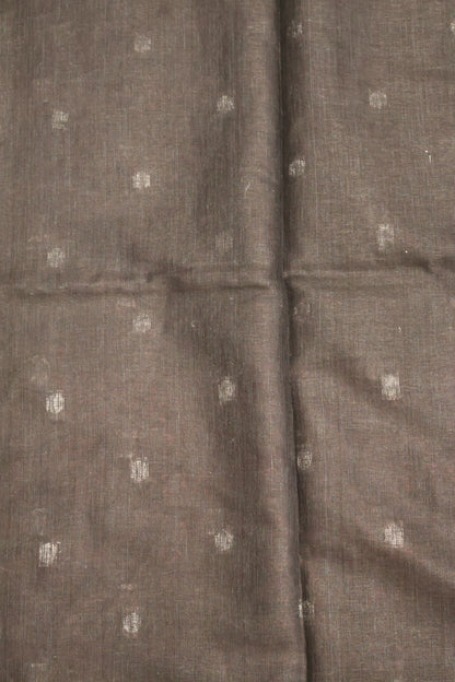 Linen Saree -Round Butta-Arakku