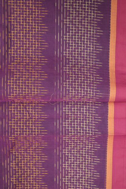 Mercerized Cotton -Village Setup-Purple