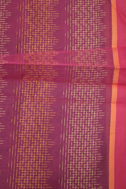 Mercerized Cotton -Village Setup-Magenta