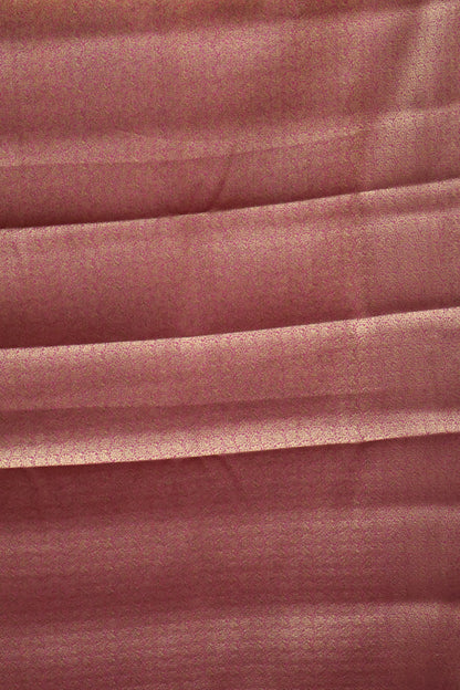 Bamboo Silk Saree-Bright Orange Buta