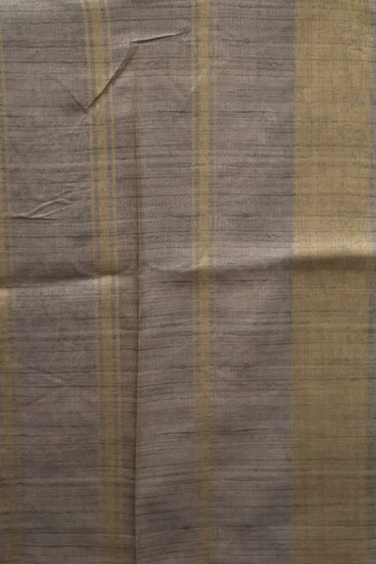 Semi Tussar Saree Kalamkari Print-Orange