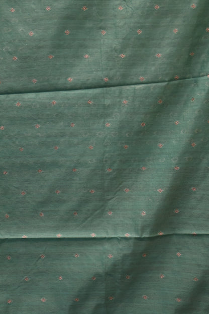 Semi Tussar Saree -Sea Green