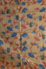 Tussar Saree Zari Zigzag Pattern -Blue thumbnail