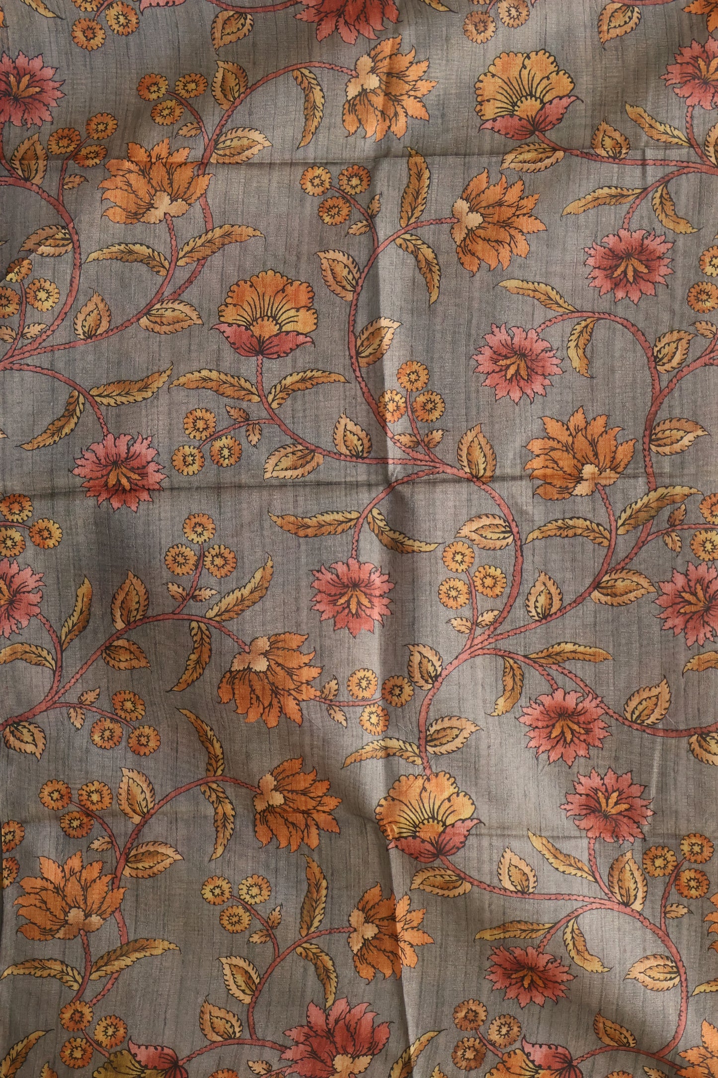 Tussar Saree Zari Manga Pattern - Mustard