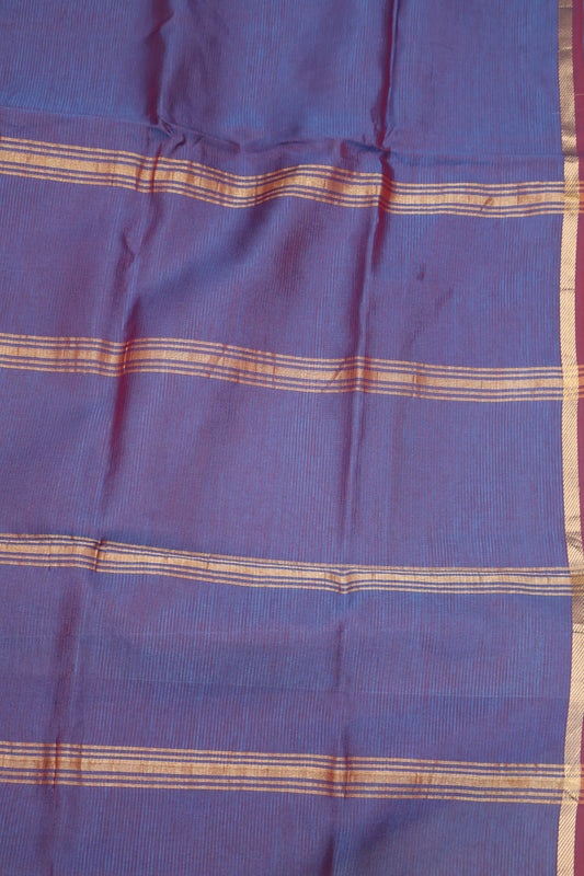 Mangal Giri Silk Saree-Blue