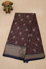 Dola Silk Saree Fusion Motif-Black thumbnail