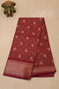Dola Silk Saree Fusion Motif-Maroon thumbnail