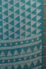 Dola Silk Saree Pyramid Pattern-Teal Green thumbnail