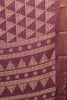 Dola Silk Saree Pyramid Pattern-Purple thumbnail