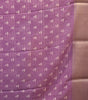 Dola Silk Saree Pyramid Pattern-Purple thumbnail