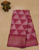 Dola Silk Saree Pyramid Pattern-Pink thumbnail
