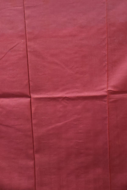 Semi Bhagalpur Tussar Saree-Grey-Maroon