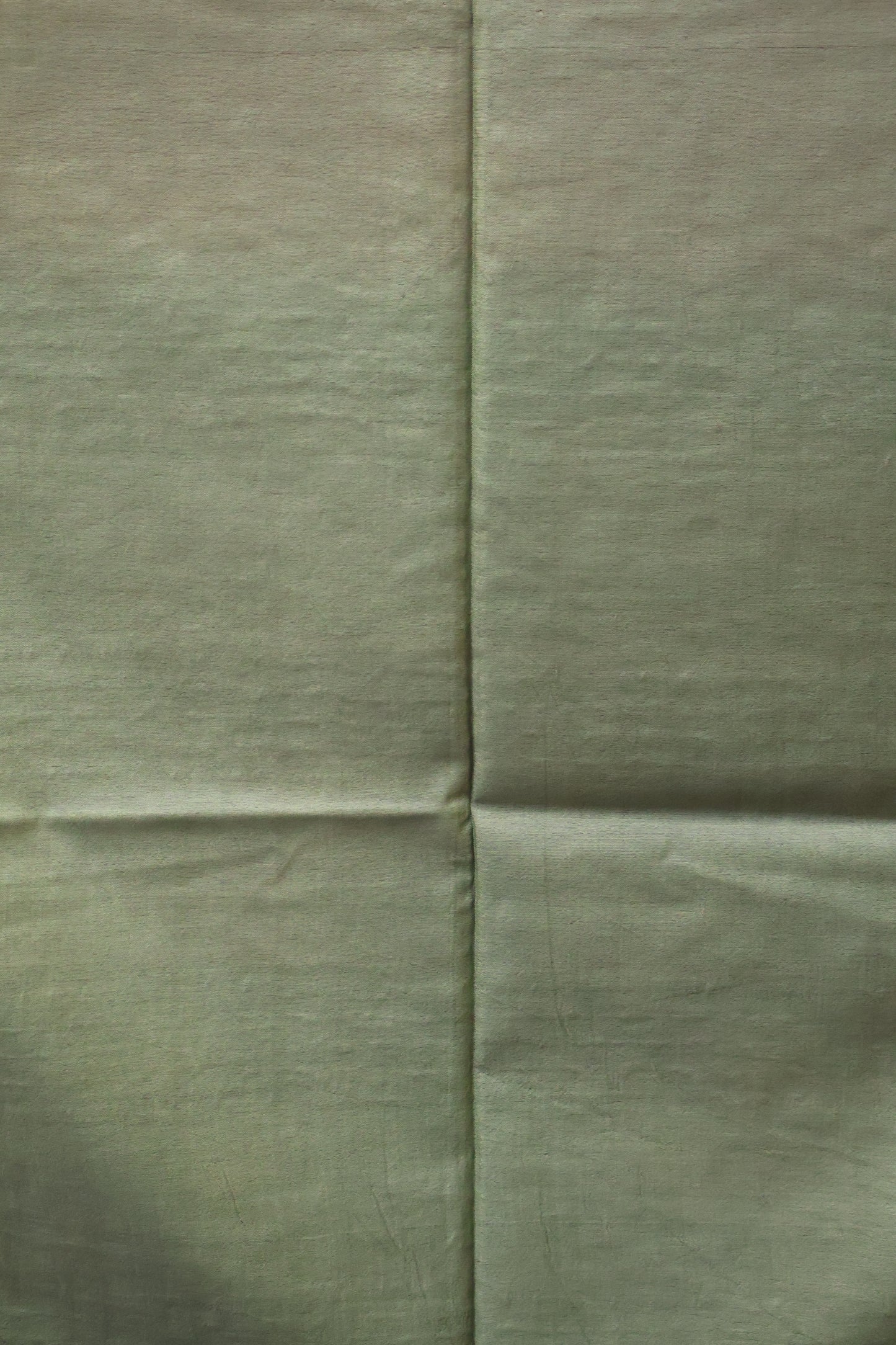 Semi Bhagalpur Tussar Saree-Rust-Green