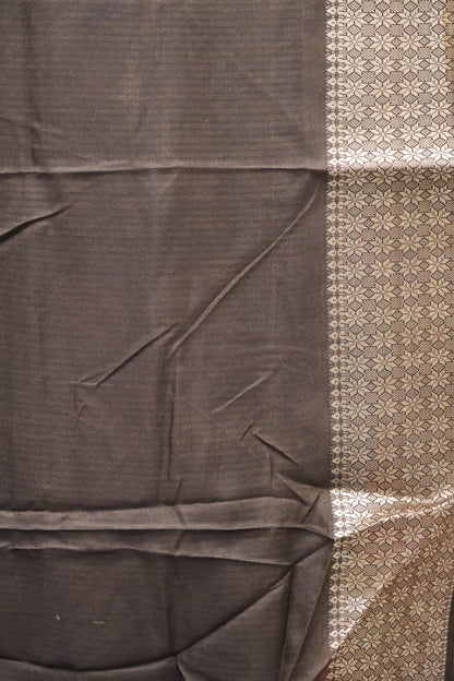 Dola Silk Saree Rainbow Bloom-Grey