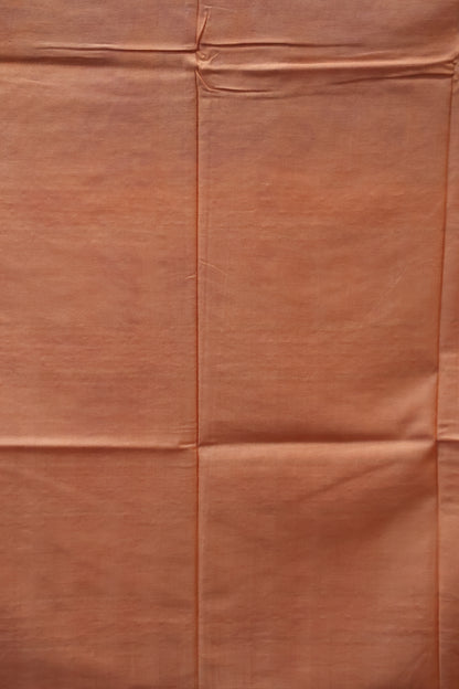Semi Bhagalpur Tussar Saree-Purple-Peach