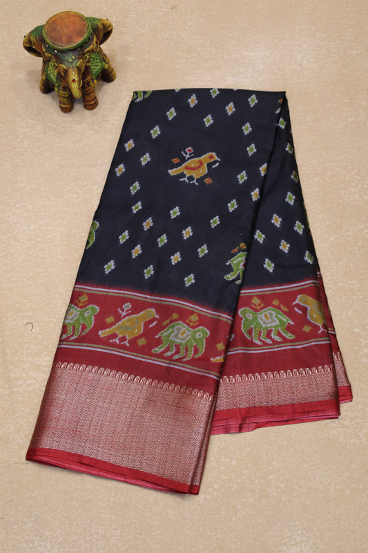 Dola Silk Saree -Black