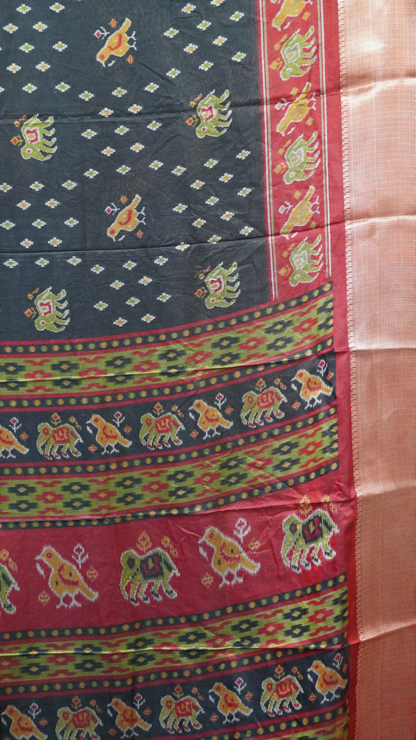 Dola Silk Saree -Black