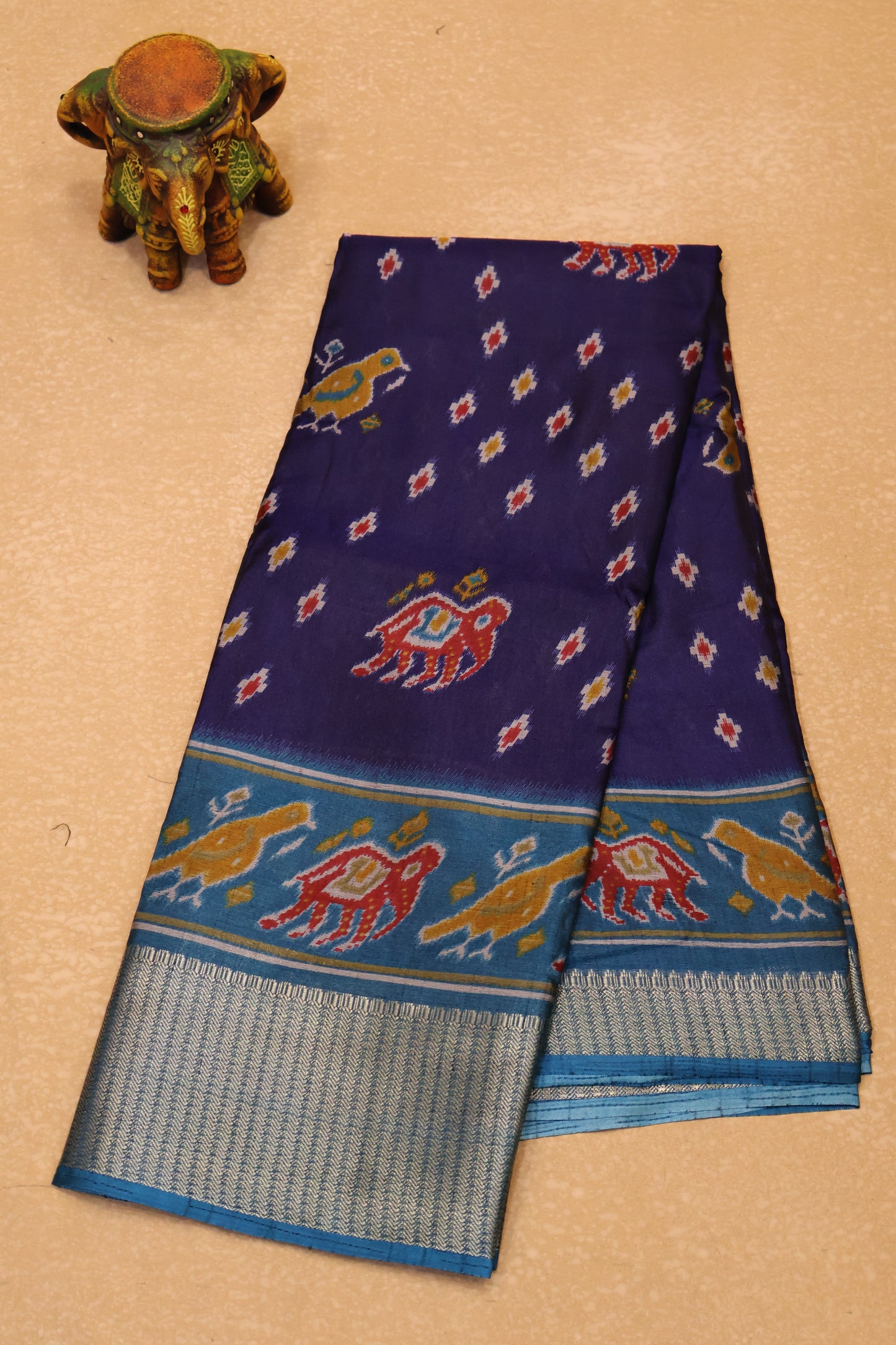 Dola Silk Saree -Blue