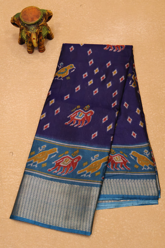 Dola Silk Saree -Blue