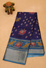 Dola Silk Saree -Blue thumbnail
