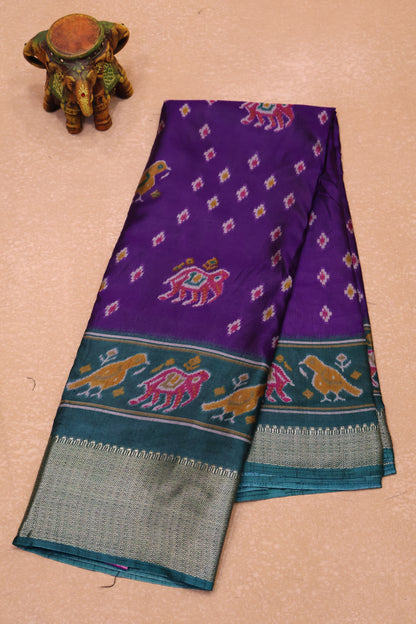 Dola Silk Saree - Voilet