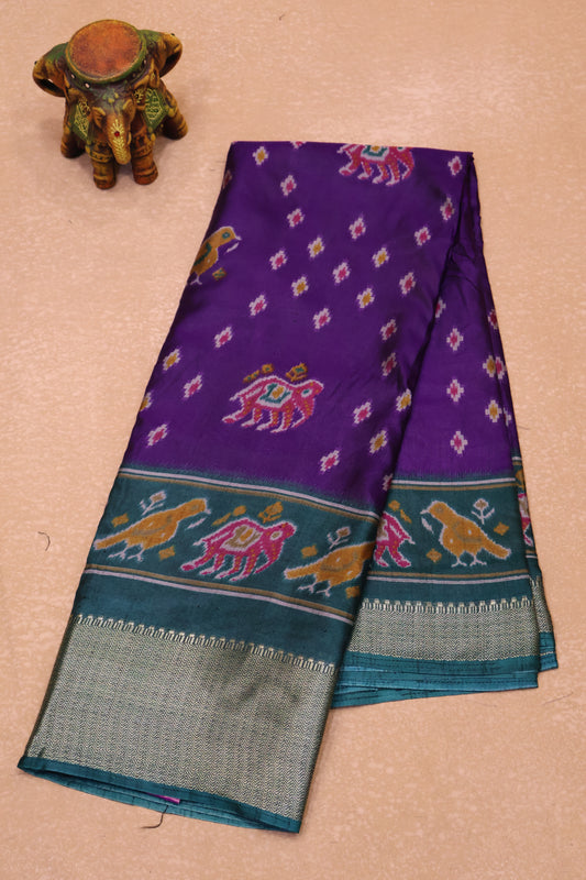Dola Silk Saree - Voilet