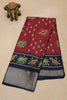 Dola Silk Saree - Maroon thumbnail