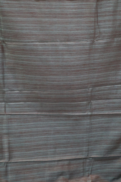 Semi Katan Silk Saree- Zari Checks-Peacock Blue