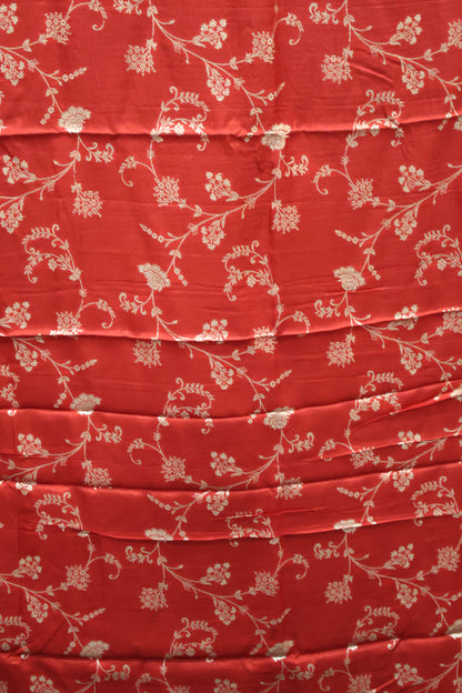 Semi Mysore Silk Saree-Leaf Buta-Bottle Green