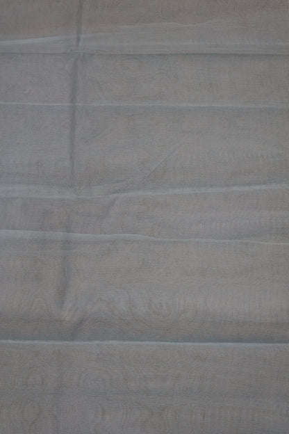 Tissue Kota Saree - Embroidery-Sky blue