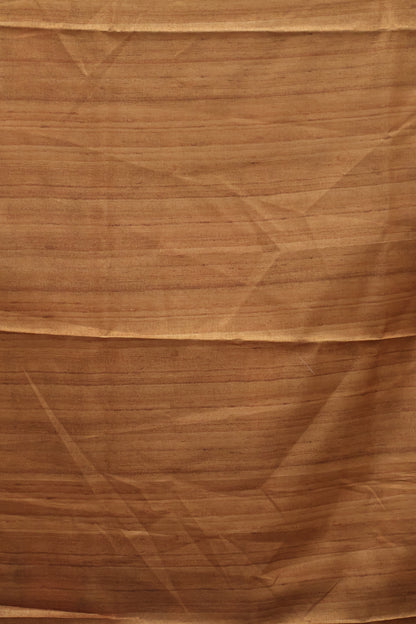 Art Mulberry Silk Saree-Sandal Penn Kalamkari