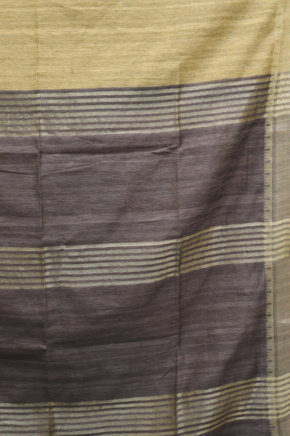Bhagalpur Tussar Saree-Beige