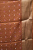 Dola Silk Saree Zari Lines-Brown thumbnail