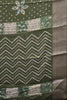 Dola Silk Saree Zari Lines-Olive Green thumbnail
