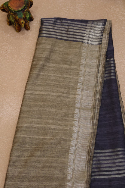 Bhagalpur Tussar Saree-Beige