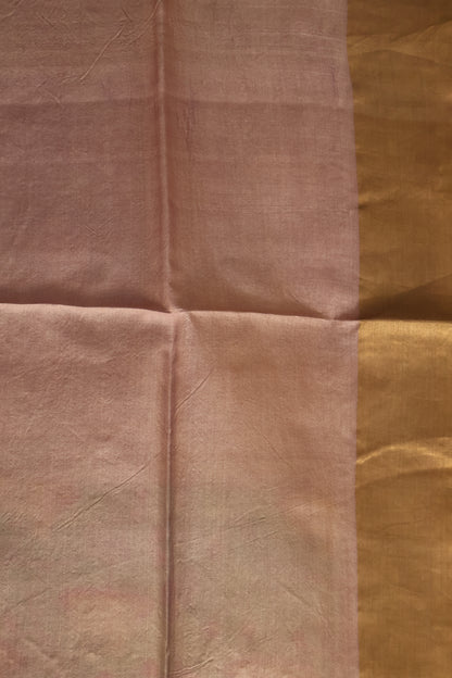 Pure Tussar Saree - Light Green Pichwai