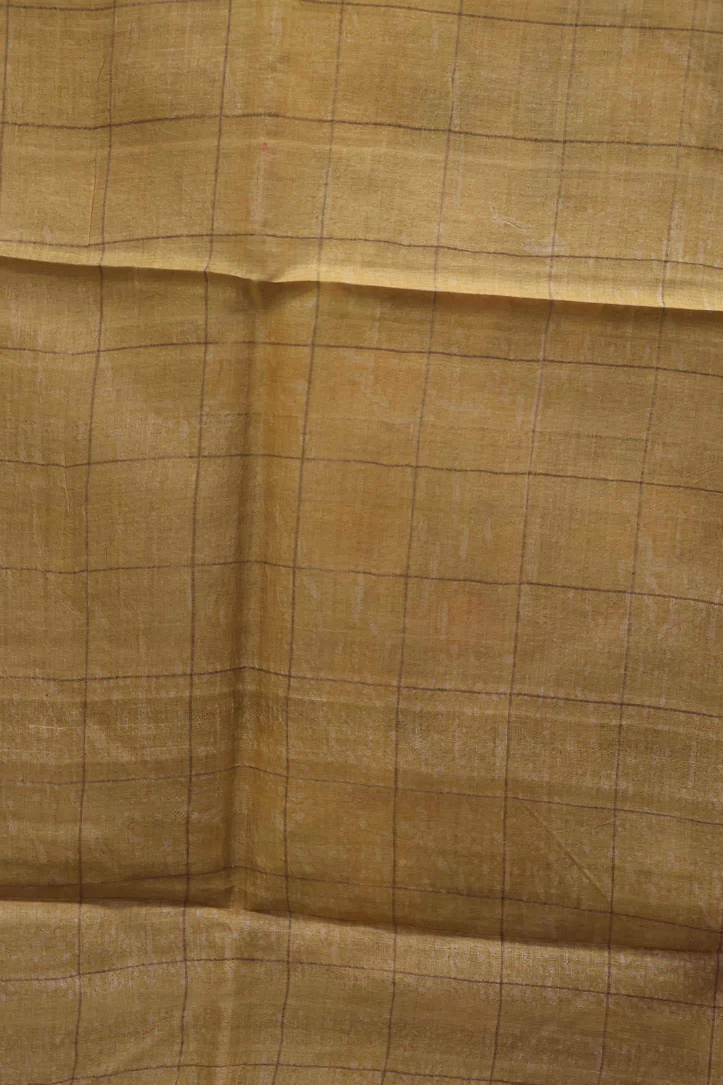 Pure Tussar Saree - Violet Floral Body