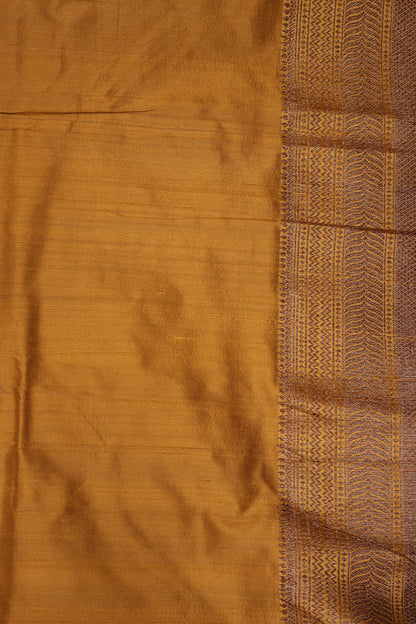 Semi Raw Silk Saree - Red